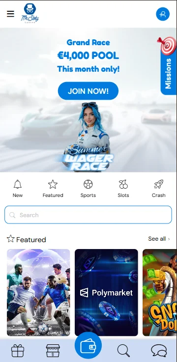 web version for mobile phone